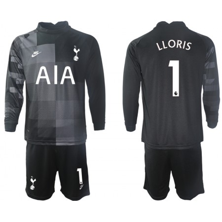 Billiga Fotbollströjor Tottenham Hotspur Hugo Lloris 1 Målvakt Barn Borta tröja 2021/22 Långärmad
